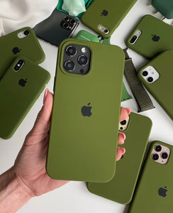 Silicon Case (OLIVE GREEN) - #pone case#