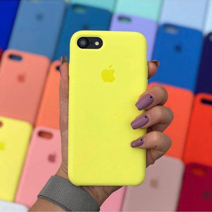 Silicone Case (NEON YELLOW) - #pone case#